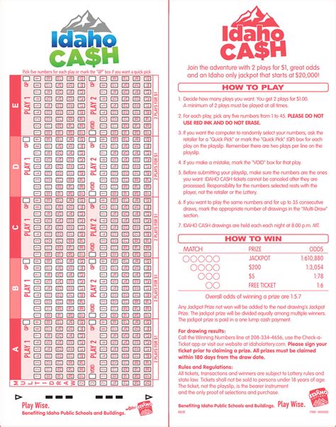 idaho lottery numbers|ico.